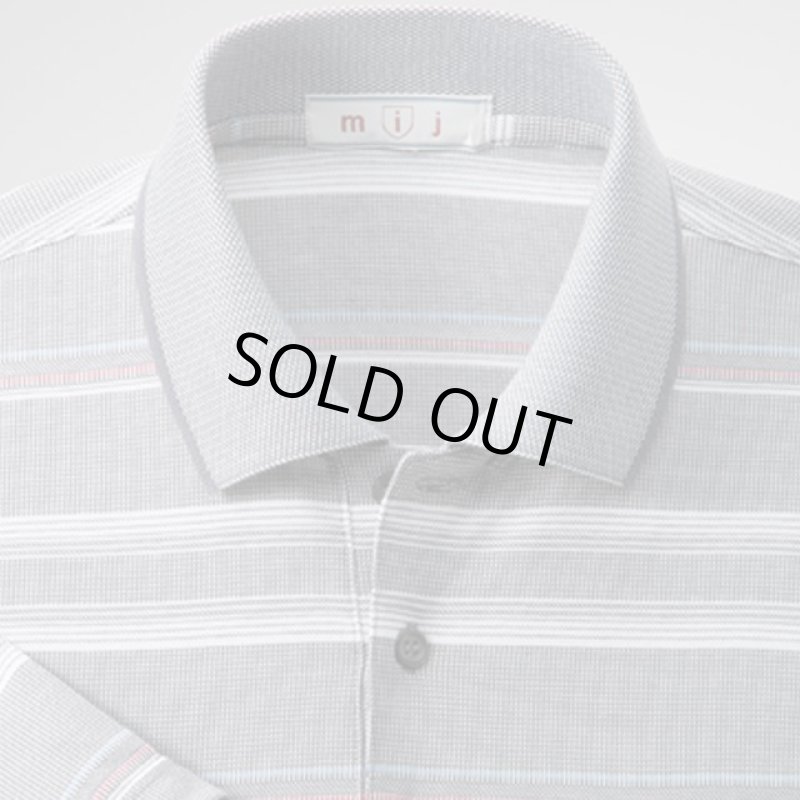 画像9: 送料無料!mij(エムアイジェイ)日本製綿混7分袖ポロシャツ2色組 (9)