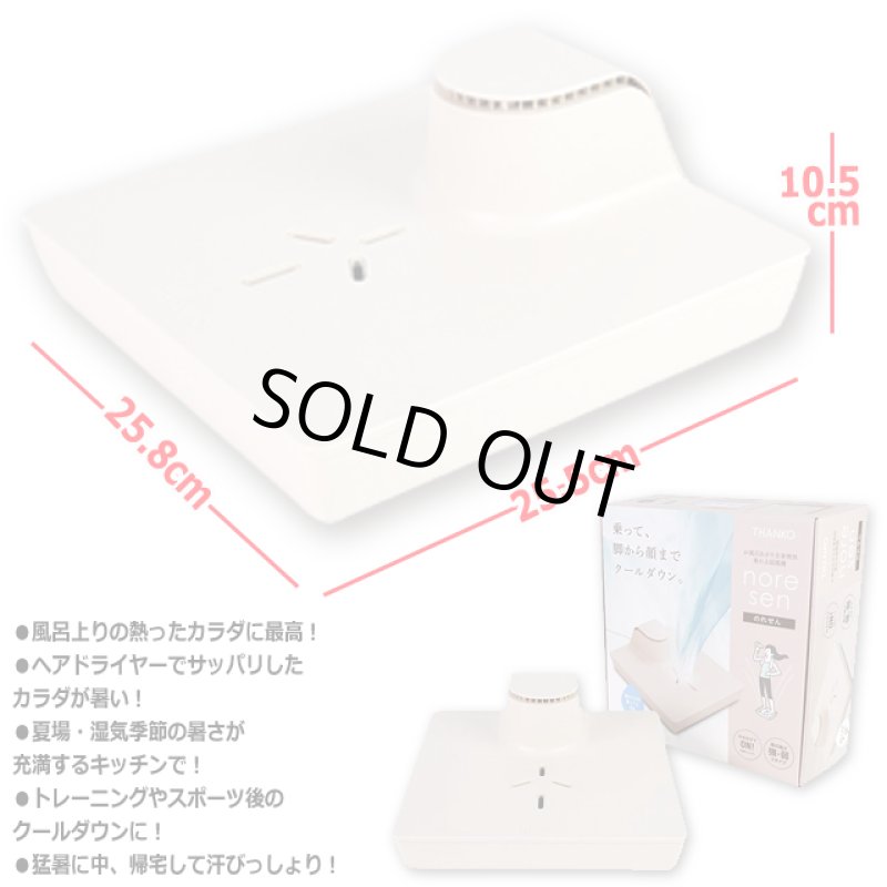 画像5: お風呂あがり全身爽快乗れる扇風機のれせん (5)