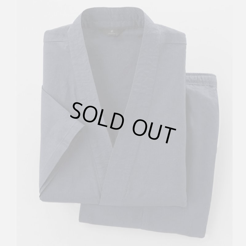 画像5: 父の日ギフト！匠たくみ綿100％作務衣上下衣セット＋純国産本たたみ雪駄調草履特別セット (5)