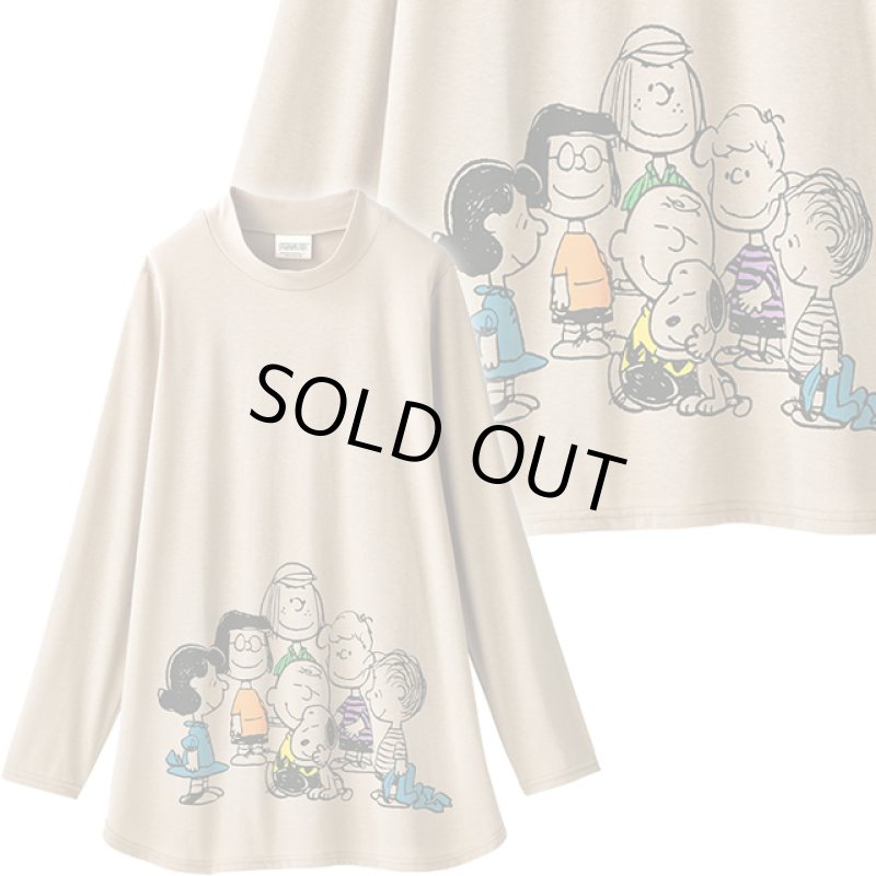 画像4: スヌーピーぷちハイネックロングTシャツ3色組 (4)