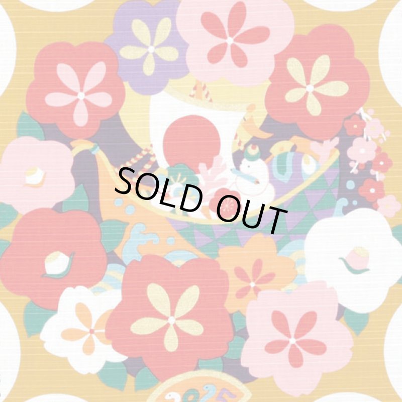 画像6: 2025年干支カレンダー「小風呂敷カレンダー巳年柄」2色セット (6)