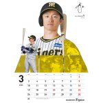 画像4: 2025年阪神タイガースカレンダー＋阪神タイガースビアグラス(Gift Box入り）限定セット (4)