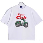 画像8: HONDA×MONSTER WORLDクルーネックTシャツ Super Cub (8)