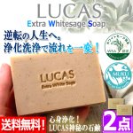 画像1: 送料無料！LUCASルカス 天然由来成分100％ホワイトセージソープ 2点  (1)
