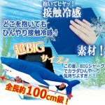 画像2: ヒヤッと接触冷感！超BIGシャークぬいぐるみ (2)