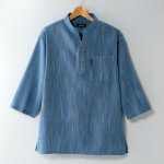画像6: 送料無料！Pierucci（ピエルッチ）7分袖スラブシャツ２色組 (6)