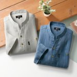 画像2: 送料無料！Pierucci（ピエルッチ）7分袖スラブシャツ２色組 (2)