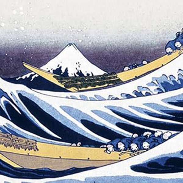 ジグソー日本の名画「葛飾北斎 波間の富士 〜冨嶽三十六景 神奈川沖浪