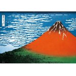 画像2: ジグソー日本の名画「葛飾北斎  赤富士〜冨嶽三十六景 凱風快晴〜」フレームセット（300P） (2)