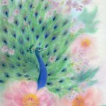 画像4: しあわせ夢絵「花咲く孔雀」（夢絵師 西なつめ） (4)