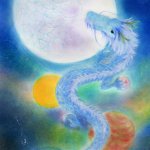 画像4: しあわせ夢絵「宇宙龍」（夢絵師 西なつめ） (4)