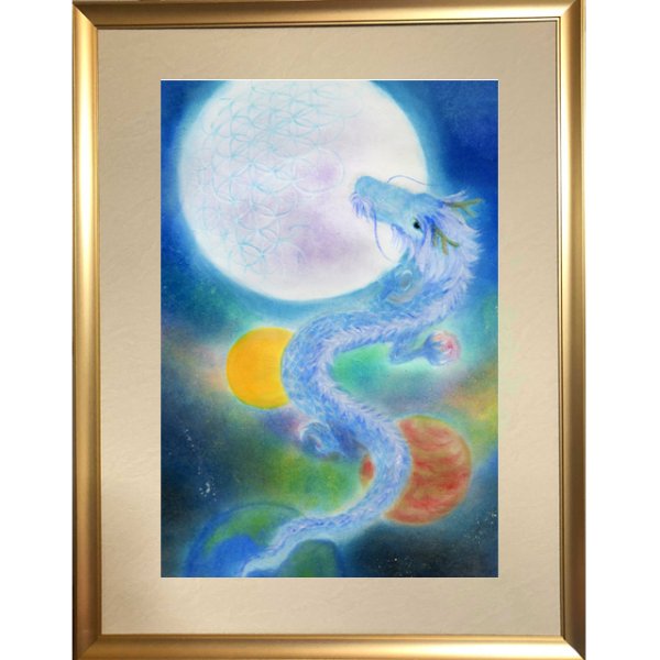 天恵の穣　アート　絵画　お狐さま　宇宙 アート・写真 天恵の穣 アート 絵画 お狐さま 宇宙