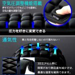 画像4: ショルダーベルトの圧力最大77％分散！3Dエアセル肩楽クッション2本入 (4)