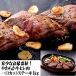 画像4: 送料無料！希少な高級部位！やわらか牛ヒレ肉一口カットステーキ1kg  (4)