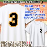 画像1: 栄光の背番号3 Tシャツ (1)