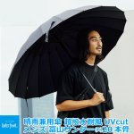 画像12: 晴雨兼用傘 超撥水耐風UVcut メンズ富山サンダー(R)20本骨  (12)