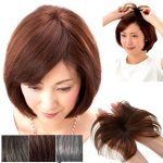 画像8: 地毛との馴染みが自然な人毛総手植え！つむじヘアピース ワイド (8)