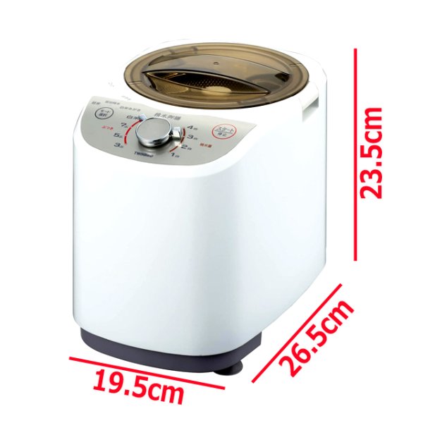 TWINBIRDツインバード コンパクト精米器 精米御膳TKW-MR-E520W