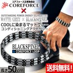 画像1: コンディショニングアクセサリー コアフォースループ シルバーグレー×ブラックスピネル50 (1)