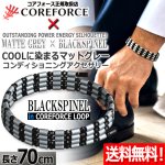 画像1: コンディショニングアクセサリー コアフォースループ シルバーグレー×ブラックスピネル70 (1)