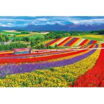 画像2: ジグソー日本の風景「美瑛の花咲く丘」フレームセット（1000マイクロP） (2)