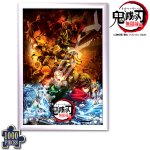 画像4: 劇場版 鬼滅の刃 無限城編 ジグソーパズル1000ピースNo.2 木製フレームセット (4)