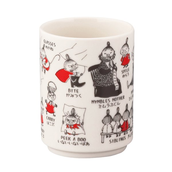 日本製MOOMIN「AREKOREムーミン」SUSHI湯呑YMK-MM14000