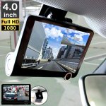 画像10: フロント＆バック＆車内3カメラ搭載ドライブレコーダー 4インチ大型モニター (10)