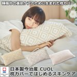画像1: 日本製今治産 CUOL枕カバーではじめるスキンケア (1)