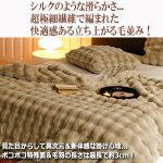 画像3: ラビットファー調×ミンクファー調ふわとろブランケット140×200cm (3)