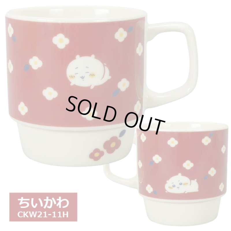 画像3: 日本製 ちいかわ フラワーガーデン 木箱入マグ (3)