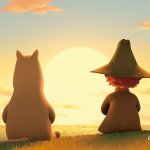 画像3: ジグソー「ムーミントロールとスナフキン」フレームセット(80P） (3)