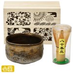 画像6: 日本製 茶道具 美濃焼抹茶碗セット木箱入　 (6)