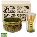 画像5: 日本製 茶道具 美濃焼抹茶碗セット木箱入　 (5)
