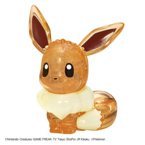 クリスタルパズル「ピカチュウ＆イーブイ（48ピース）」ディスプレイ