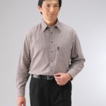 画像3: Pierucci（ピエルッチ）ウール入り千鳥柄シャツ２色組 (3)
