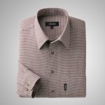 画像7: Pierucci（ピエルッチ）ウール入り千鳥柄シャツ２色組 (7)