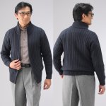 画像6: Pierucci（ピエルッチ）フルジップセーター２色組 (6)