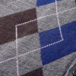 画像4: mij（エムアイジェイ）日本製ウール混アーガイル柄ベスト (4)