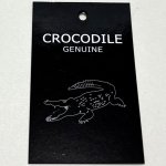 画像9: 送料無料！目地染めクロコダイル本革ラウンドジップウォレット (9)