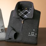 画像6: JACK BROWN（ジャックブラウン）裏起毛ハーフジップトレーナー２色組 (6)