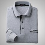 画像12: Pierucci（ピエルッチ）裏起毛長袖ポロシャツ４色組 (12)