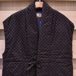 画像8: おたふくわた久留米織袖なしはんてん (8)