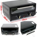 画像6: 大きめピザのカット不要！そのまま加熱できるピザトースター (6)