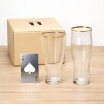 画像4: 日本製 Cheers飲み比べペアグラス栓抜付 (4)