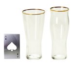 画像5: 日本製 Cheers飲み比べペアグラス栓抜付 (5)