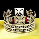 画像1: ラグジュアリー王冠インテリア「ダイヤモンド・ダイアデム」 (1)