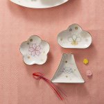 画像3: 日本製 和食器 縁-yukari-五様小皿揃 (3)