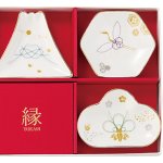 画像7: 日本製 和食器 縁-yukari-五様小皿揃 (7)