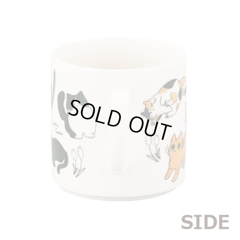 画像4: 日本製 MEOW！MEOW！（ミャオミャオ）マグカップ（猫集合） (4)